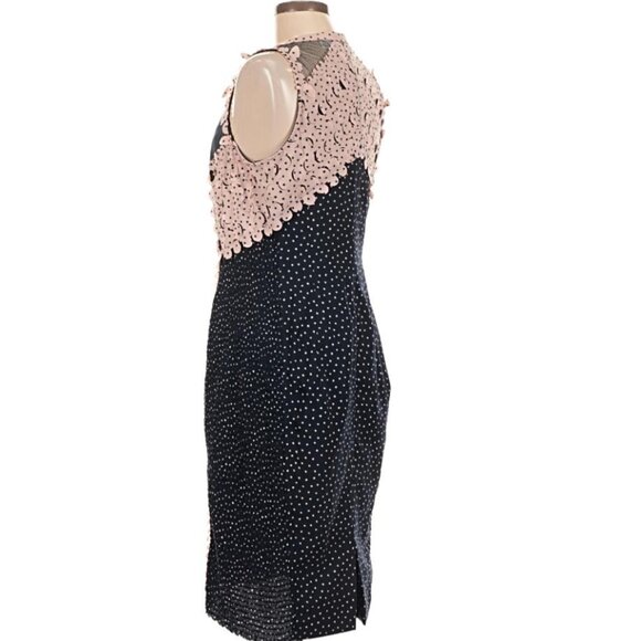 Anthropologie BEGUILE by Byron Lars Lasercut Sheath Lace Midi Dress 8 NWOT - Picture 5 of 16